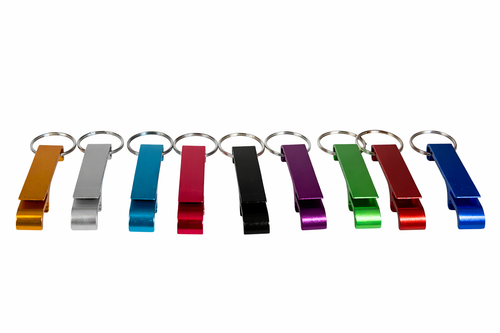 "Mein täglicher Helfer" Personalisiertes Logo Gravur Öffner mit Schlüsselanhänger