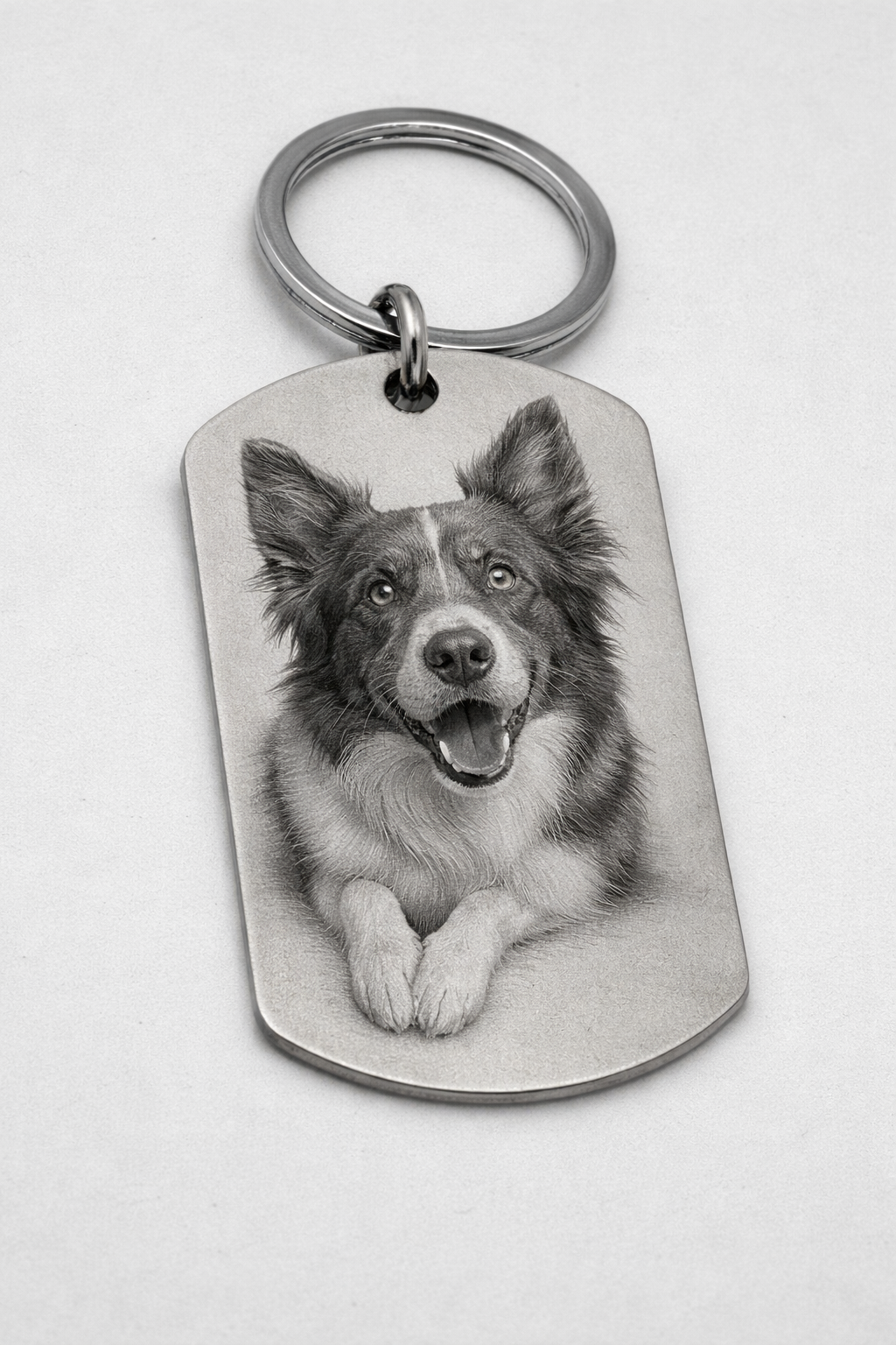 „Mein treuer Begleiter“ – Schlüsselanhänger mit individueller Fotogravur